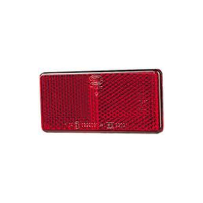Retro Reflector - 94 x 44mm Self Adhesive Red 2923-Bulk/8RA 003.326-038