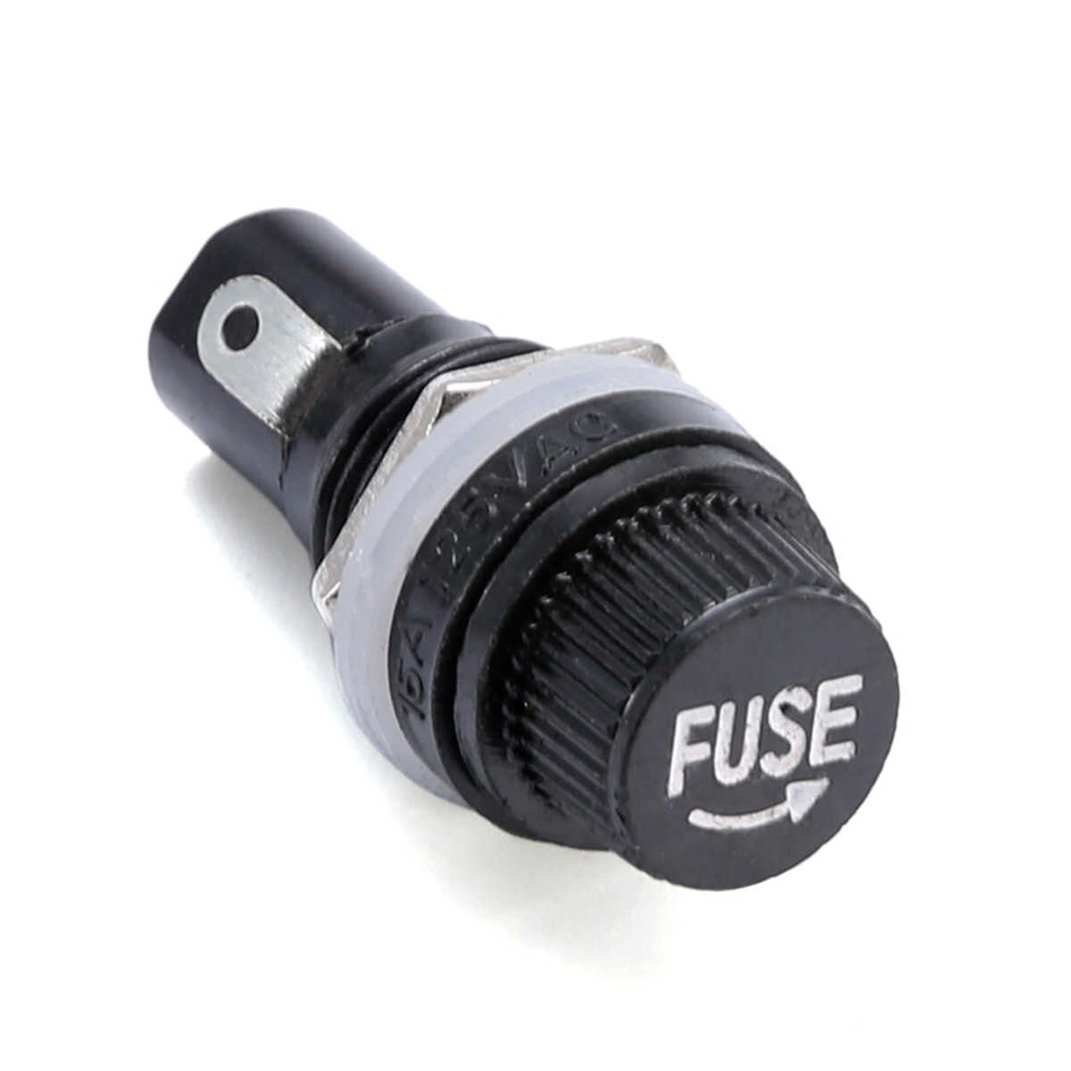 Fuse Holder Panel Mount suit Glass Fuse 6.3x32mm 12-602