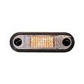 LED Front End Outline Marker Recess Mount Amber 12/24V 2056-Bulk/2PF 959.590-357