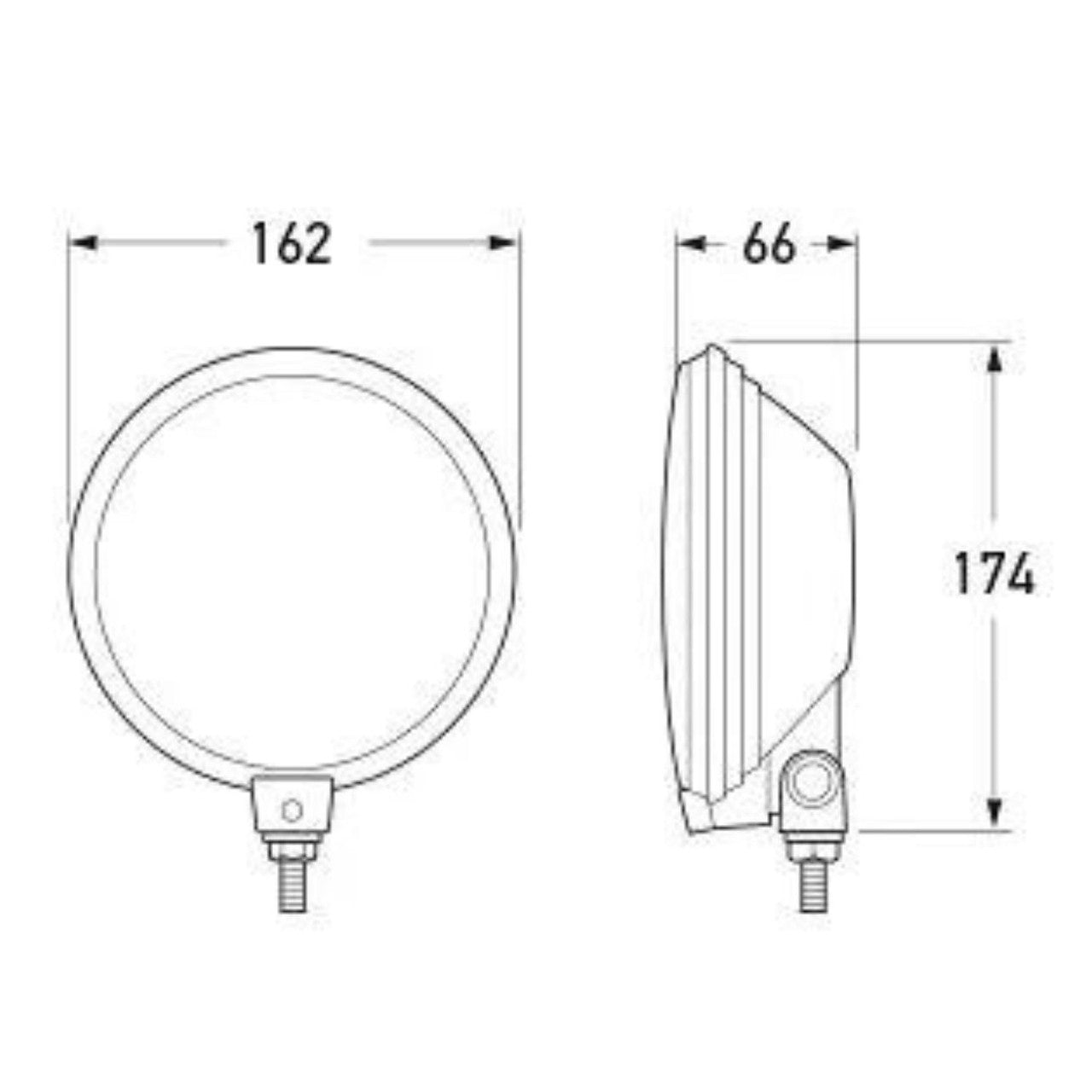 Driving Lamp Comet 500 1308/1F4 005.750-112