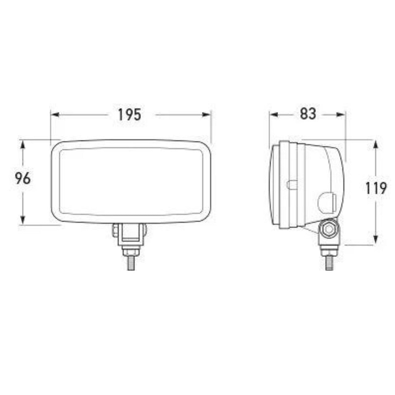 Driving Lamp Comet 550 1309/1FD 005.700-472