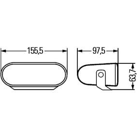 Driving Lamp FF 75 Spread Beam - Blue Lens 1323-BLUE/1FA 008.284-031