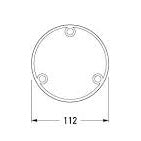 LED Reverse Lamp 110mm Insert 9-33V 1465/2ZR 959.930-001