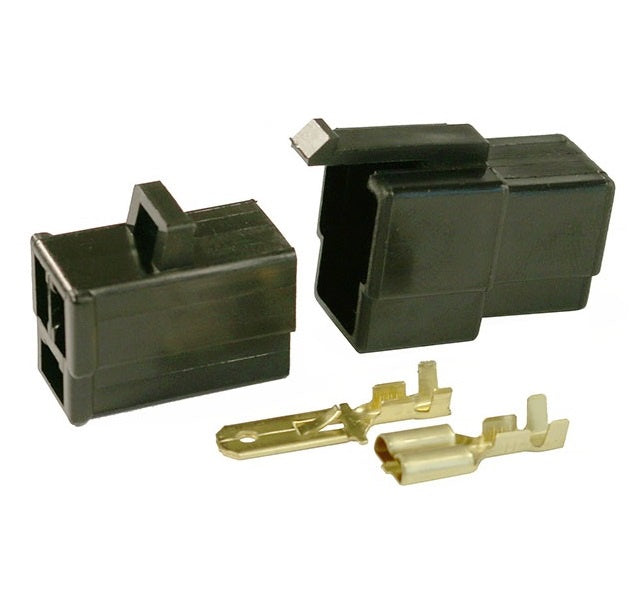 Connector Kit 3 Way Male/ Female Lucar ( Black ) 17-003B