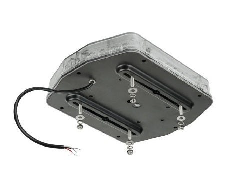 LED Micro Bar 265mm Clear Lens Amber 12-30v Bolt Mount LSA-011C
