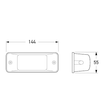 Supplementary Side Indicator Lamp R/H (Cat. 6) 2154/2BM 006.692-021