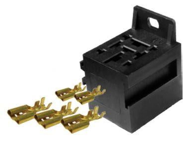 Mini Relay Holder with 6.3mm Terminals 222205