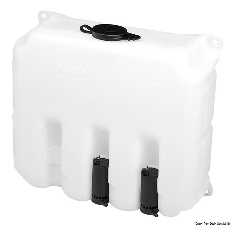 Washer Bottle 8L 1x pump 24V 238.1003.3U.00