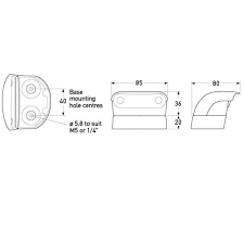 LED Number Plate Lamp 12/24V 2559/2KA 959.640-341
