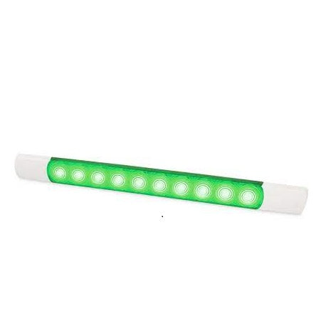 Courtesy LED Surface Mount Strip Lamp Green 12V 2JA 980.881-802