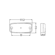 LED Rear Position Marker - Red 24V 2306/2TM 963.639-311