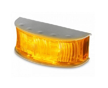 LED Front End Outline Marker Amber SS Housing 12/24V 2062-Bulk/2PF 980.660-318