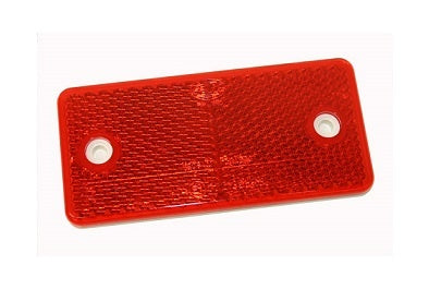 Retro Reflector - 94 x 44mm Red Two bolt holes 2923-2/8RA 003.326-006
