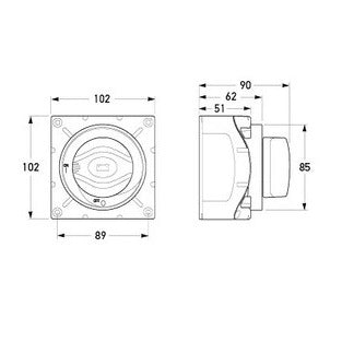 Battery Master Switch Off-On Heavy Duty 4720/6EK 998.540-062