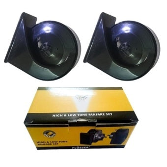 Horn Set Fanfare 12V - High 500Hz/Low 410Hz 129206