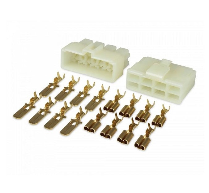 Connector Kit 8 Way Male/ Female Lucar ( White ) 17-008