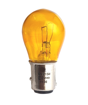 Bulb Bayonet BAY15d 12V 21/5W Amber 522907