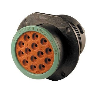 Deutsch HDP 14 Circuit Receptacle Thermoplastic DE-HDP24-18-14PN