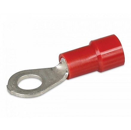 Insulated Eye Crimp Terminal - Red 4.3mm Pk 25 8240/8KW 980.303-002