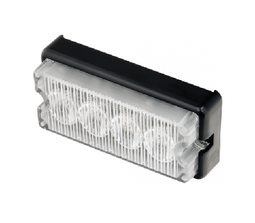 LED Warning Lamp 4xLED White 12/24V KLED04B-WW