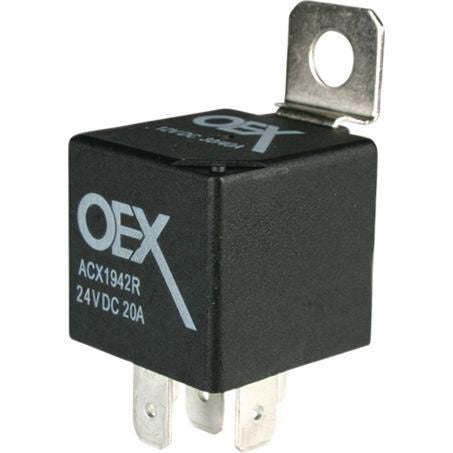 Mini Relay 24V 5 Pin Normally Open 20A - Resistor Protected, Sealed ACX1942RBL