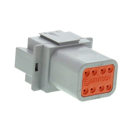 DT Socket 8 Circuit - Reduced Diameter Seal DE-DT04-08PA-C015