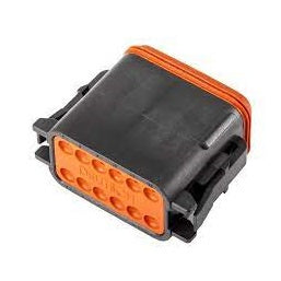 DT Plug 12 Circuit Black "B"Key DE-DT06-12SB