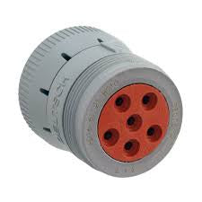 Deutsch HD10 6 Circuit Plug Threaded Rear DE-HD16-6-96S