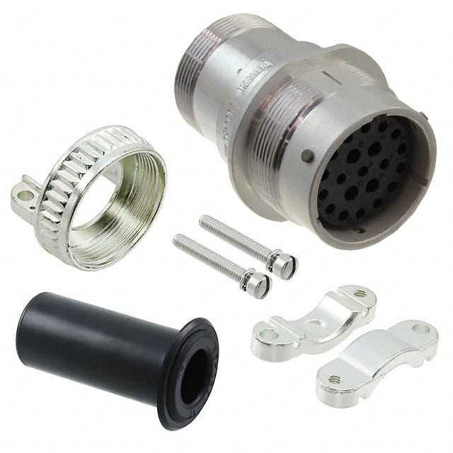 Deutsch HD 21 Circuit Receptacle with Strain Relief DE-HD34-24-21SN-059