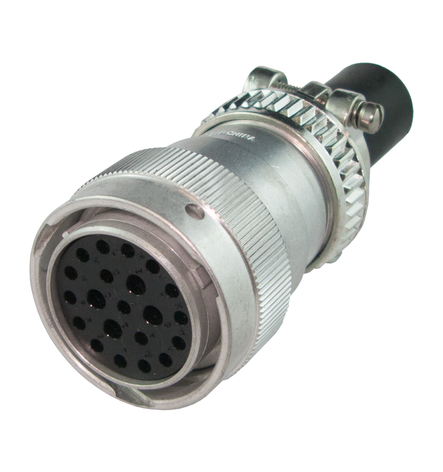 Deutsch HD 21 Circuit Plug with Strain Relief DE-HD36-24-21SN-059