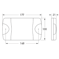 DuraLED®-S Rear Direction Indicator Lamp (Clear Lens) 2BA 017.006-201