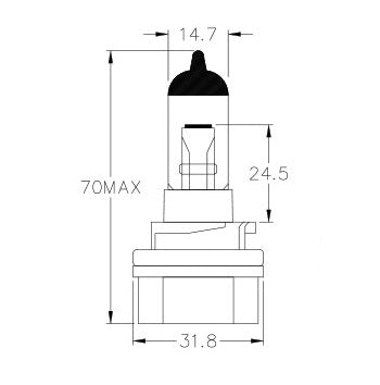 Bulb HS5 P23t Halogen 12V 35/30W 323023