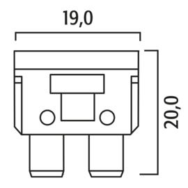Blade Fuse Standard 25A ACX1606