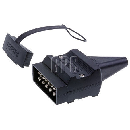 Trailer Plug 12 Pin B47 Flat 17-111