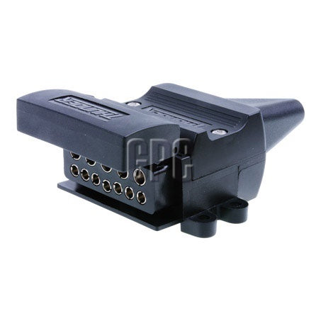 Trailer Socket 12 Pin B48 Flat 17-112