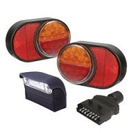 LED Lighting Trailer Kit 83mm Round 2399-TP/2VB 959.010-801