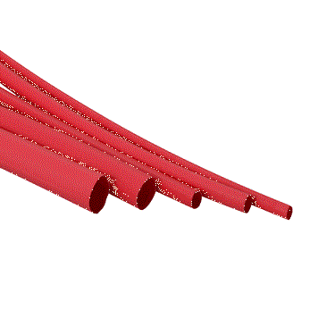 Heat Shrink Red 4.8mm (3/16in) Thin Wall 1.2m