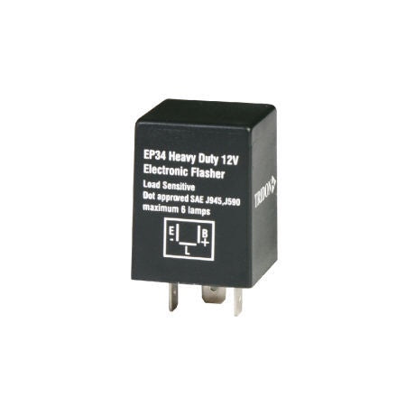 Flasher 12v 3 pin Electronic EP34PAC
