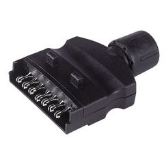 Trailer Plug 7 Pole Flat 4921-Bulk/ 8JA 910.032-007