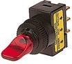 Toggle Switch Off-On Duckbill Illuminated - 12 Volt Pilot Red 4421/ 905.351-012