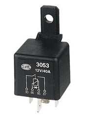 Mini Relay 12V 4 Pin Normally Open  - 40A - Diode 3053/4RA 905.330-002