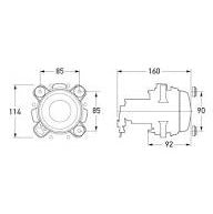 Headlamp 90mm Dipped Beam H1 24V 70W 1029H1-24V/1ML 247.042-041