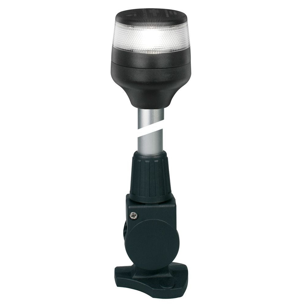 NaviLED 360 2NM Compact Fold Down Pole Mount 315mm/12″  White with Black Shroud 2LT 980.960-301