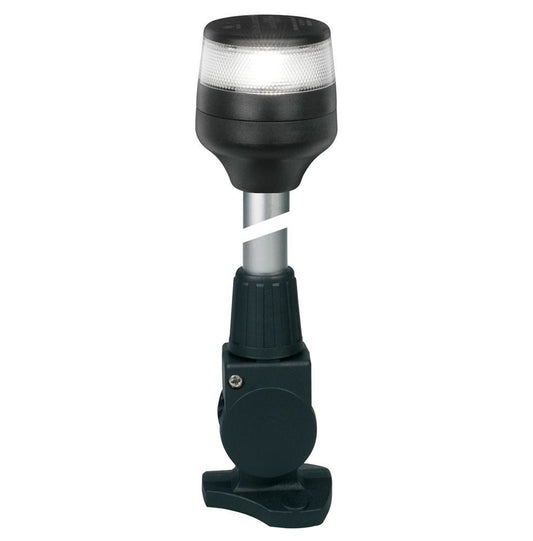 NaviLED 360 2NM Compact Fold Down Pole Mount 315mm/12″  White with Black Shroud 2LT 980.960-301