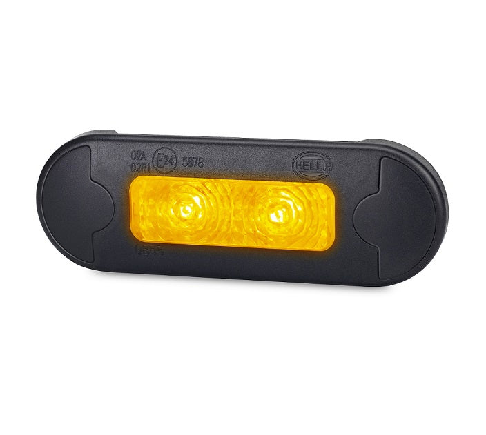 LED Front End Outline Marker Flush Mount Amber 12/24V 2060-Bulk/2PF 980.855-227