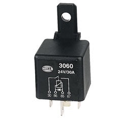 Mini Relay  24V 4 Pin Normally Open  - 30A - Diode  3060/4RA 905.330-272