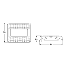 LED Stop/Tail/Indicator Lamp 12/24V 2394/2VA 980.720-071