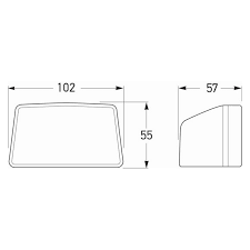 Licence Plate Lamp 2553/ 2KA 951.068-043