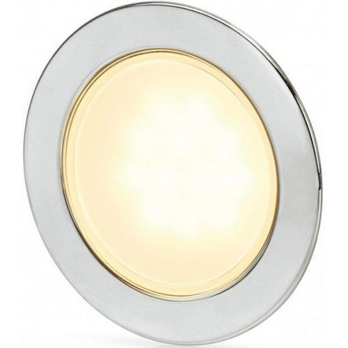 EuroLED® 95 Gen 2 Round Down Light - Recess Mount with Spring Clip - Warm White -  S/S Rim 10-33V 2JA 958.340-021