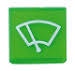 Switch Symbol Card - Green with "Windscreen" symbol 9XT 713.630-101